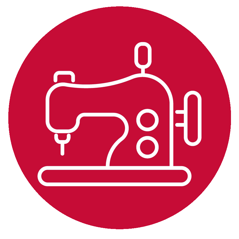 sewing machine icon | Custom Clothing Embroidery in Sacramento, CA
